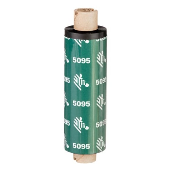 Resin Ribbon, 60mmx450m (2.36inx1476ft), 5095; High Performance, 25mm (1in) core, 6/box