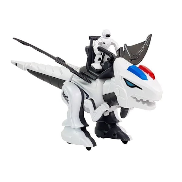 Dinosaur Tyrannosaur Robot Interactive Remote Control K18 Programming White