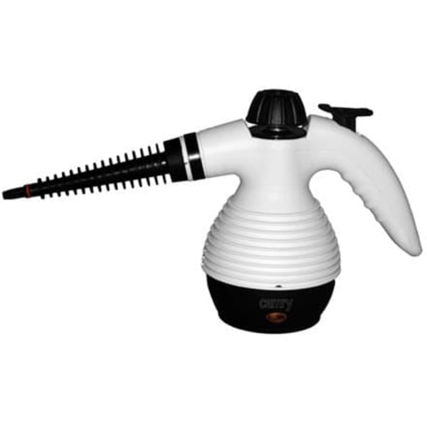Camry Premium CR 7021 Portable steam cleaner 0.35 L 1500 W Black, White Sort, Hvid