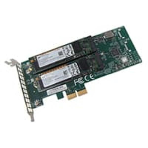 FUJITSU PDUAL CP100 FH/LP M.2 Boot and Adapter card in PCIe FH/LP Formfactor