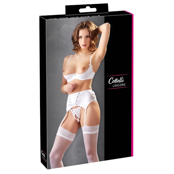 Shelf Bra Set white 80C/M