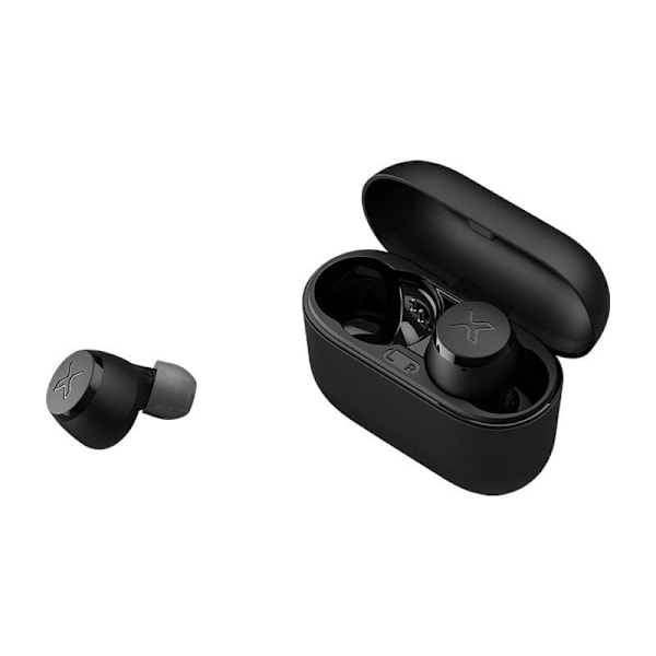 CASTI Edifier, wireless, intraauriculare - butoni, pt smartphone, microfon pe casca, conectare prin Bluetooth 5.0, negru, "TWSX3-BK", (timbru verde 0.