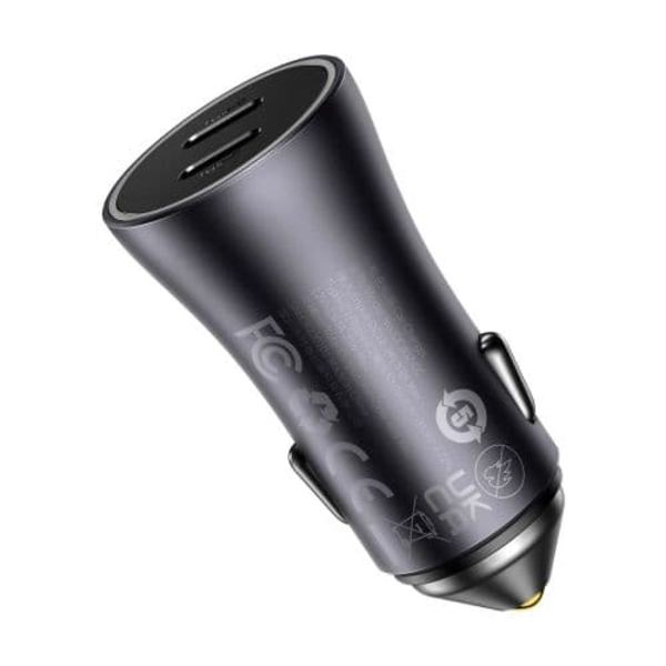 Baseus Pro Golden Contactor Car Charger 2x USB-C / 40W