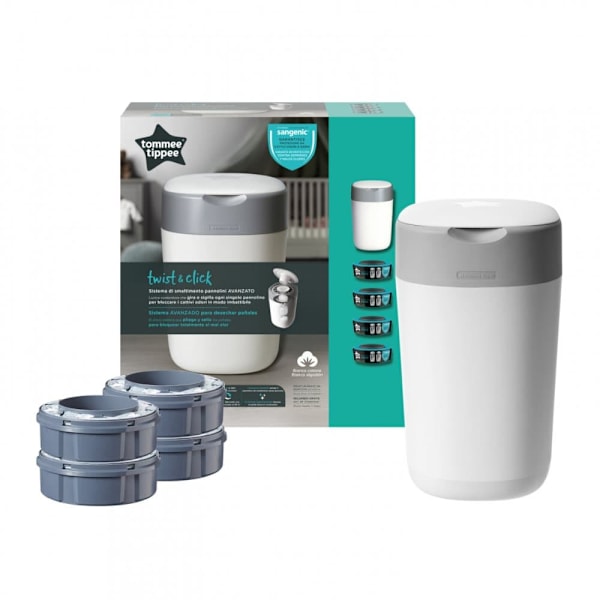 TOMMEE TIPPEE  Twist and Click Tub with 4 recharges reffils, 85102002