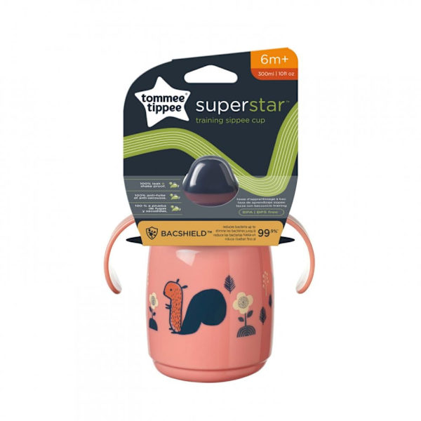 TOMMEE TIPPEE training cup SIPPEE, 6M+, 300ml, pink, 447823