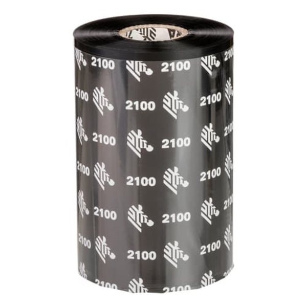 Wax Ribbon, 156mmx450m (6.14inx1476ft), 2100; High Performance, 25mm (1in) core, 12/box