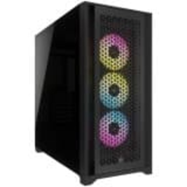 Corsair iCUE 5000D RGB Airflow Midi Tower Black Sort