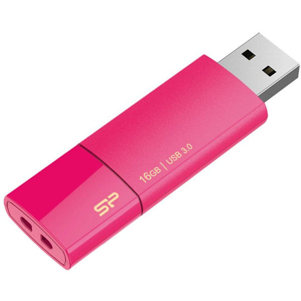 Silicon Power flash drive 16GB Blaze B05 USB 3.0, pink Vaaleanpunainen