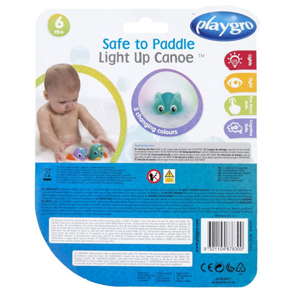 PLAYGRO toy Safe to Paddle Light up Canoe, 4087630