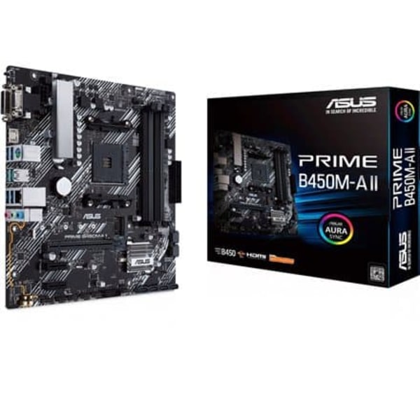 ASUS PRIME B450M-A II Socket AM4 micro ATX AMD  B450