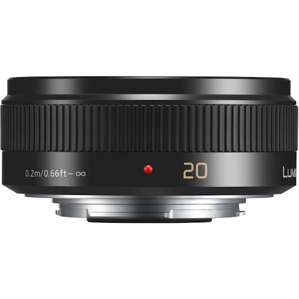 Panasonic Lumix G 20mm f/1.7 II ASPH, black