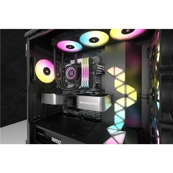 Corsair iCUE H170i 420mm Elite LCD XT Sort