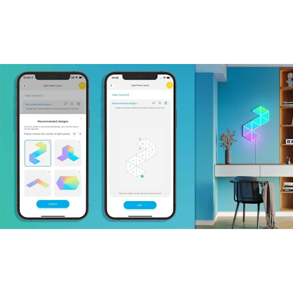 Govee Glide Smart panel White Wi-Fi/Bluetooth