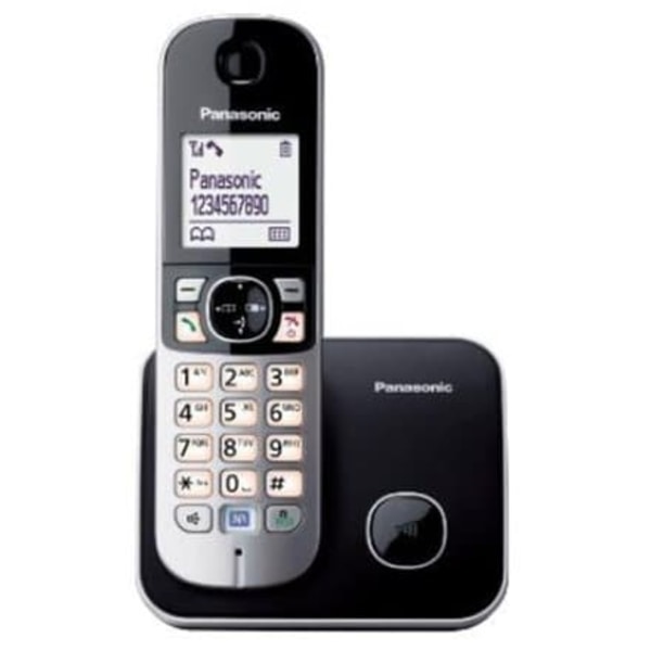 Panasonic | Cordless | KX-TG6811FXB | Built-in display | Caller ID | Black | Conference call | Phonebook capacity 120 entries | Speakerphone | Wireles