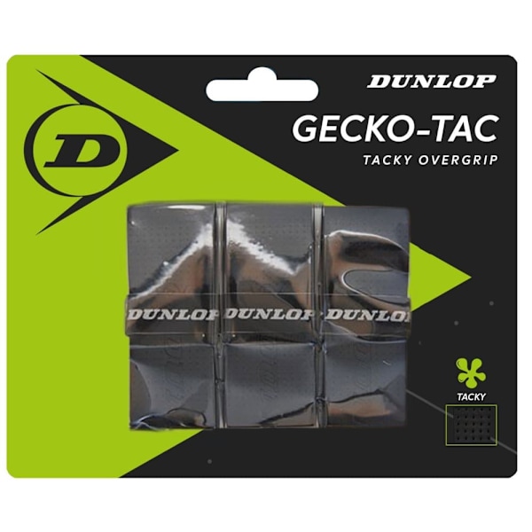 Tennis racket overgrip DUNLOP GECKO-TAC 3pcs. black