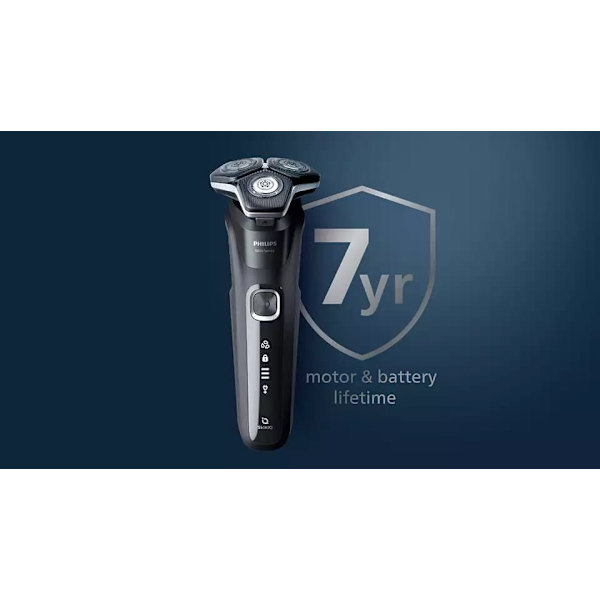 Philips SHAVER Series 5000 S5885/10 men's shaver Rotation shaver Trimmer Black, Blue