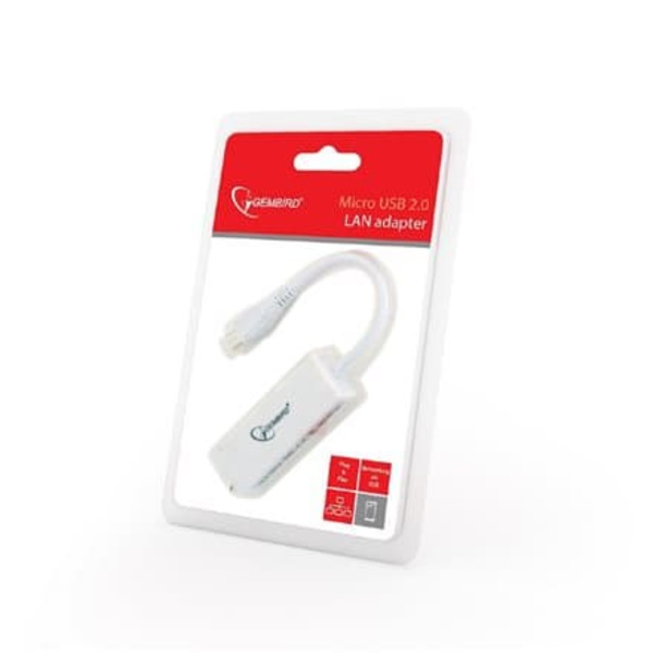 Adapteris Gembird MicroUSB 2.0 - LAN