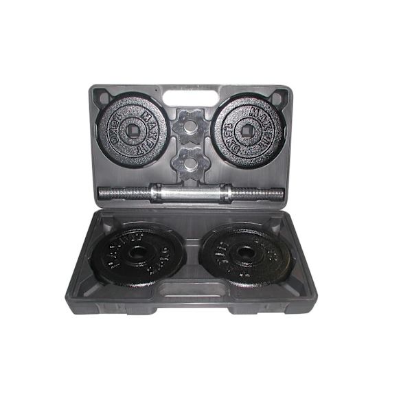 Cast iron weight dumbbells set with case TOORX 1.5-10 kg