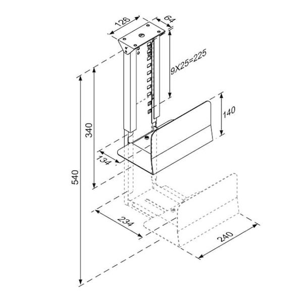 Neomounts CPU-D200SILVER CPU holder - max 30 kg - universal