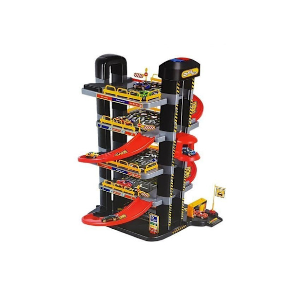 Track Parking 5-level garage with batteries, lights, elevator