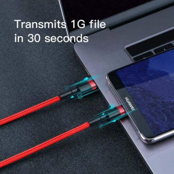 Baseus Cafule Cable USB-C PD 2.0 QC 3.0 60W 1m (Red)