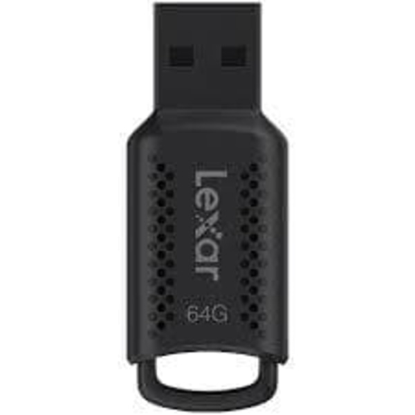 Lexar | USB Flash Drive | JumpDrive V400 | 64 GB | USB 3.0 | Black Sort