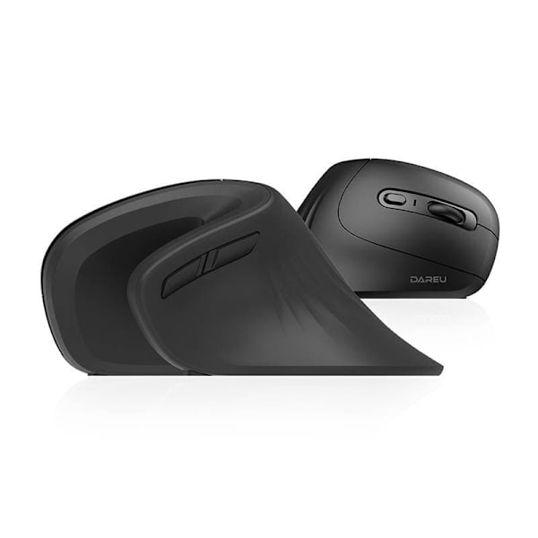 Wireless Vertical Mouse Dareu LM109 Magic Hand Bluetooth + 2.4G (black) musta
