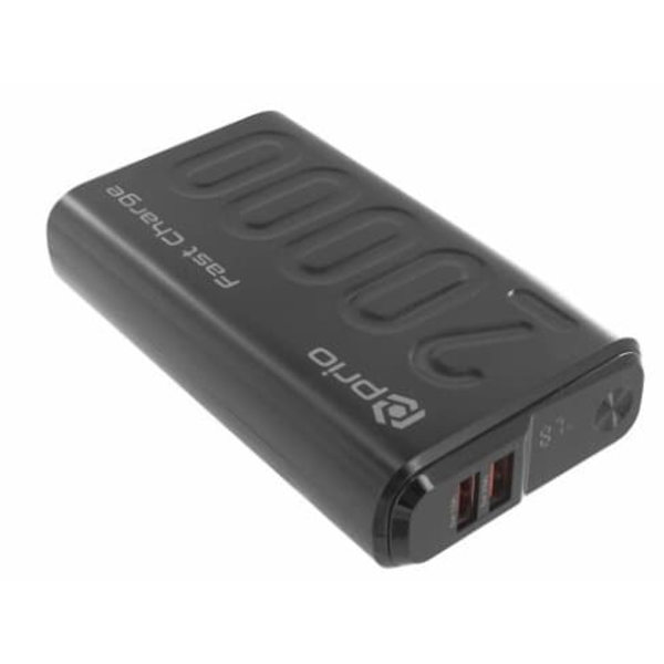 Prio Power Portable Power Bank 22.5W SCP/ 20W PD / QC3.0 / 20000 mAh Sort