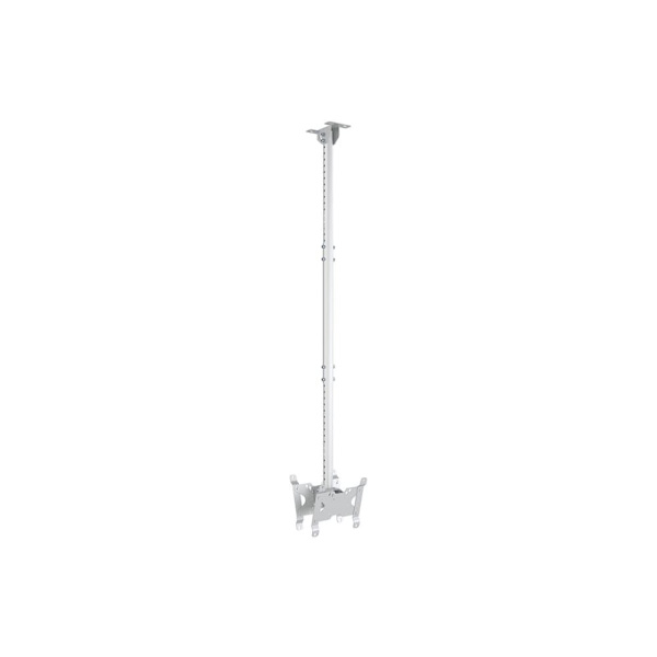 Multibrackets M Public Ceilingmount Small Back to Back White 1500 | Fixed 1500mm | VESA 50x50-200x200 | Max 14kg | White