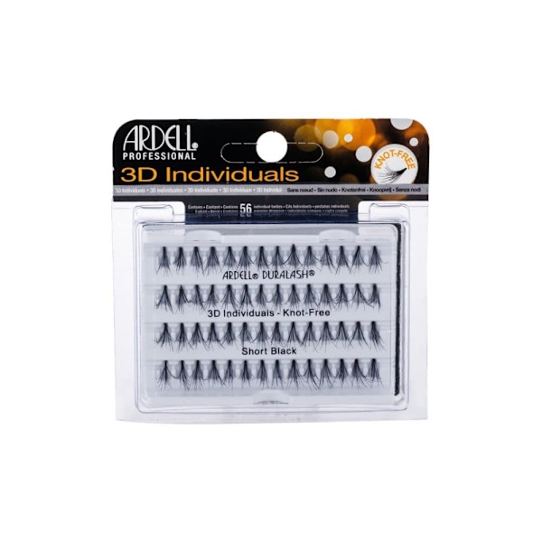 Ardell 3D Individuals Duralash Knot-free (Short Black) 56 pcs