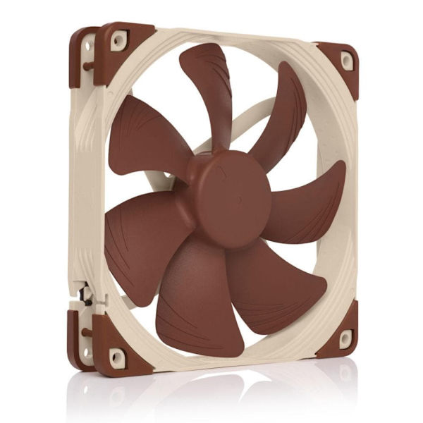 Noctua NOC-NF-A14-FLX computer cooling component Computer case Fan 14 cm Beige, Brown