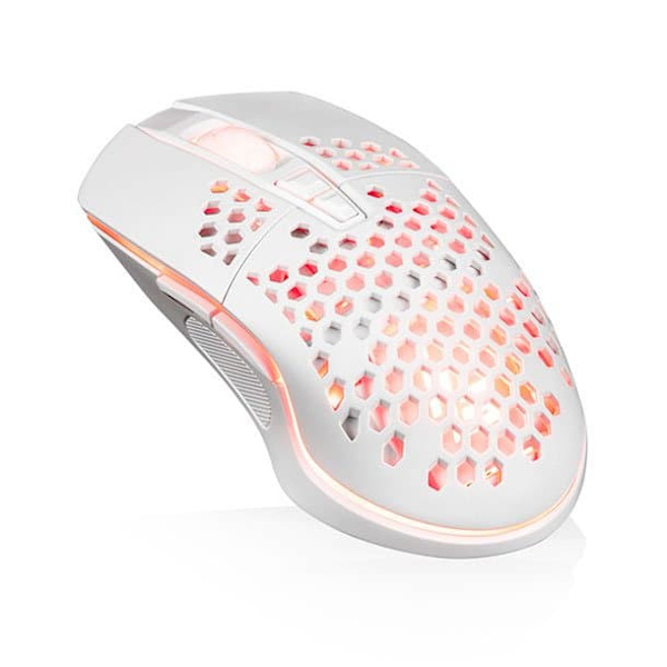 Logic Wired LM-STARR-ONE-LIGHT Gaming Mouse with USB / 1.8m / 6400 DPI / White