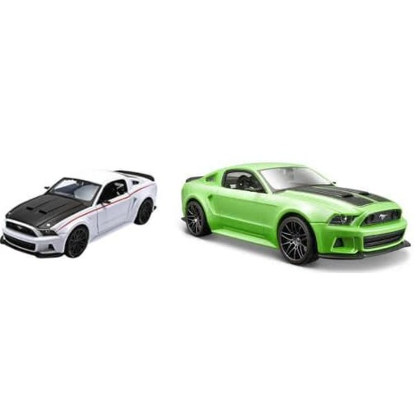 Model kompozytowy Ford Mustang Street Racer zielony 1/24
