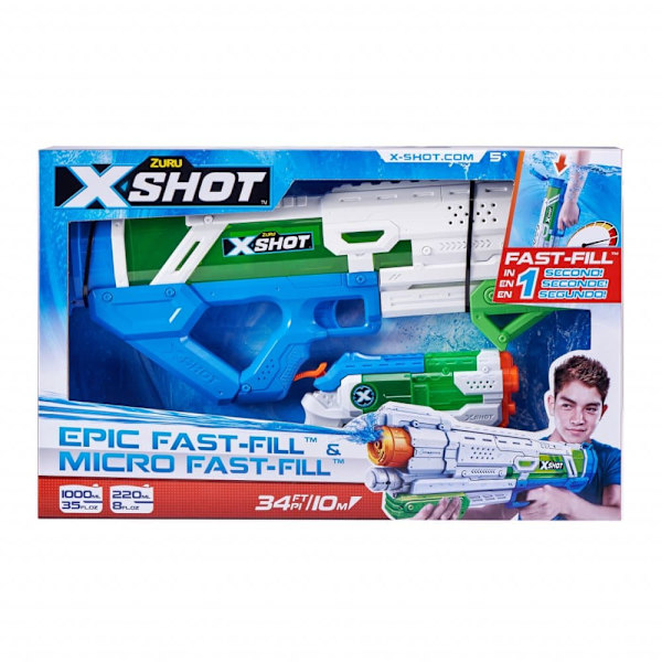 X-SHOT set of water guns Epic Fast-Fill ir Micro Fast-Fill, 56222