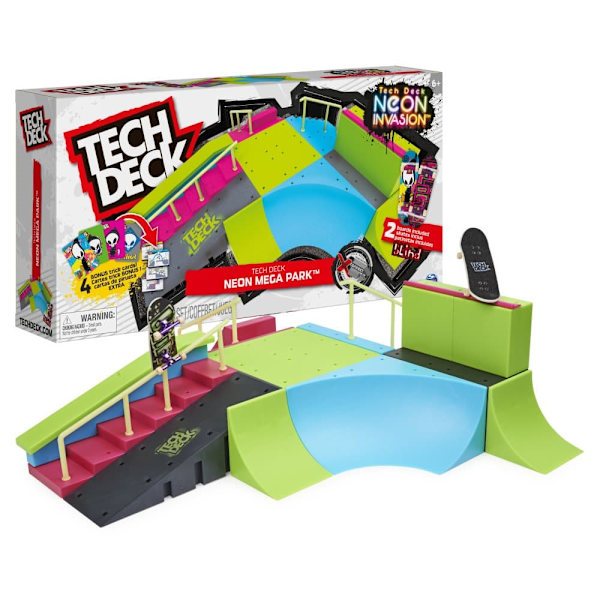 TECH DECK Set Neon mega ramp X-Connect