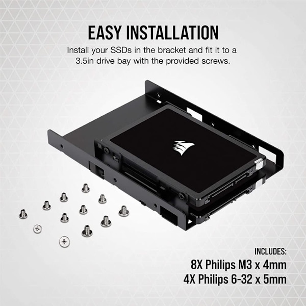 CORSAIR Dual SSD Mounting Bracket - hard drive bracket
