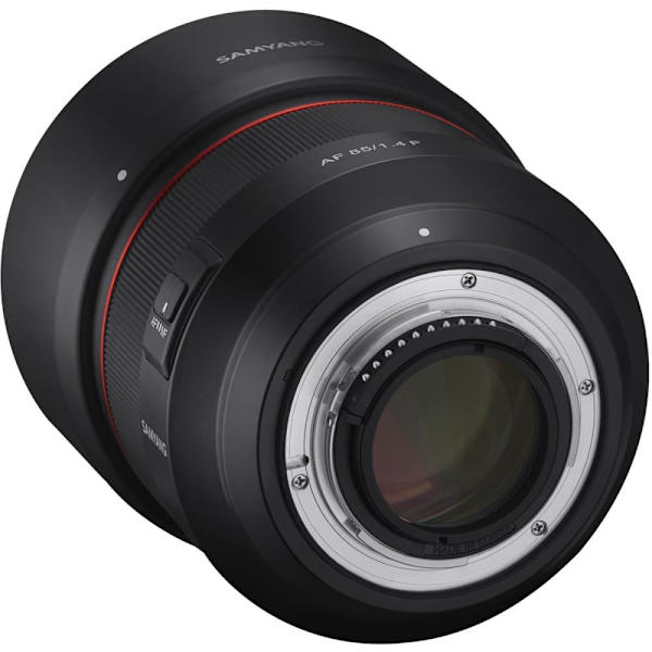Samyang AF 85mm f/1.4 F lens for Nikon Sort
