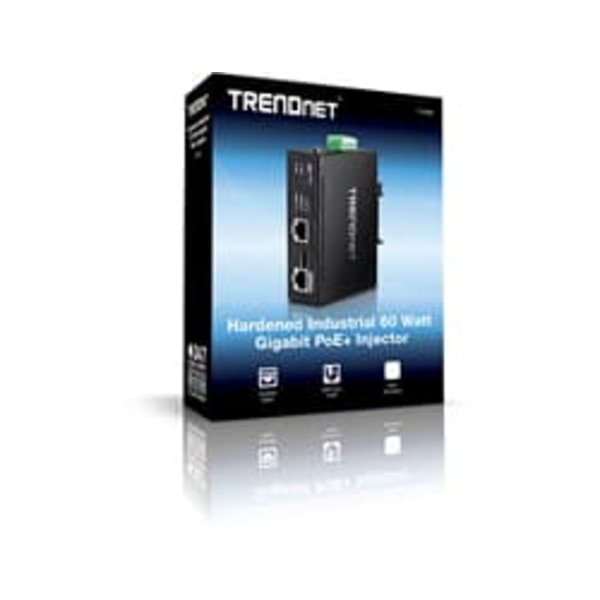 HARDENED INDUSTRIAL 60W/GIGABIT POE INJECTOR