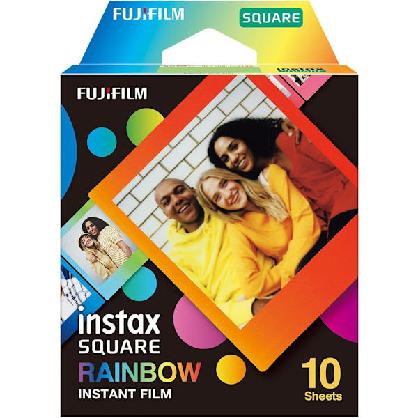 Fujifilm Instax Square 1x10 Rainbow