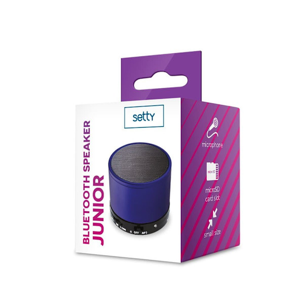 Setty Junior Bluetooth Speaker System with Micro SD / Aux / 3W