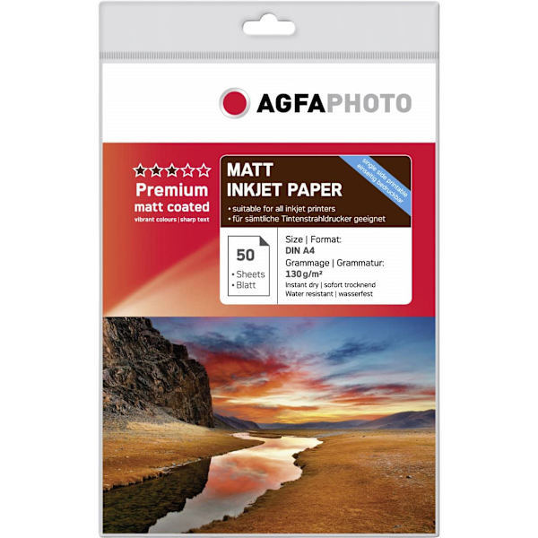 Agfaphoto photo paper A4 Premium matte 130g 50 sheets
