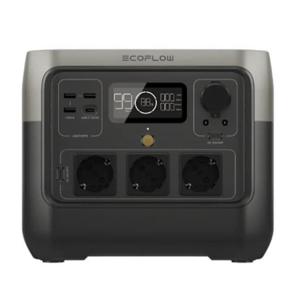 EcoFlow portable power station RIVER 2 Pro 768Wh Sort