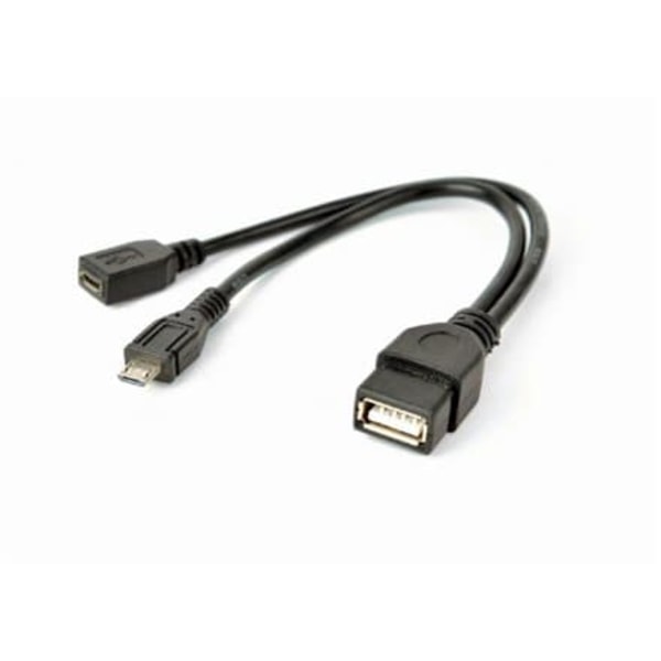 Adapteris Gembird USB OTG USB socket + MicroUSB socket - MicroUSB plug