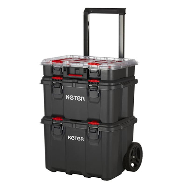 Set of 3 Stack "N "Roll boxes KETER