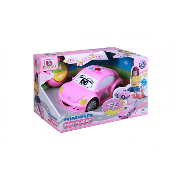 BB JUNIOR RC car Volkswagen Easy Play, pink, 16-92003