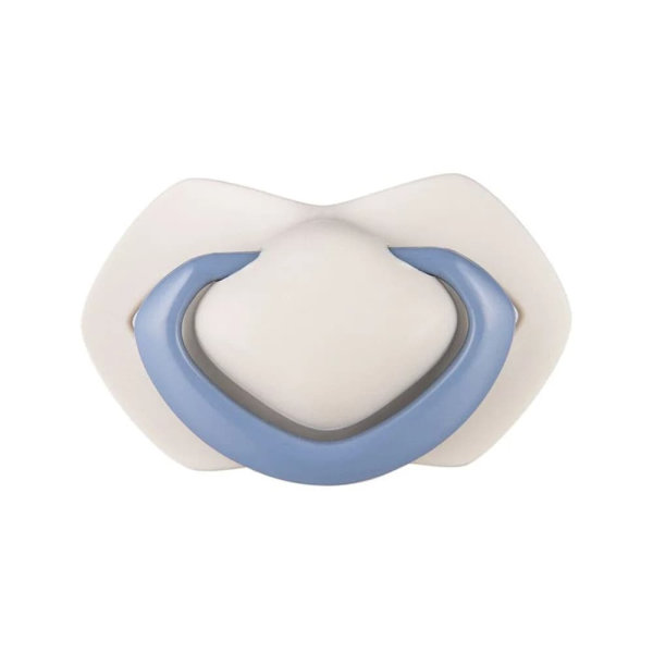 Canpol babies Set of Silicone Symmetrical Soothers 6-18m PURE COLOR 2pcs. 22/656_blu