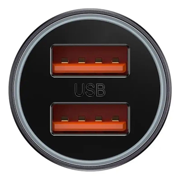 Baseus Golden Contactor Max Car Charger Harmaa