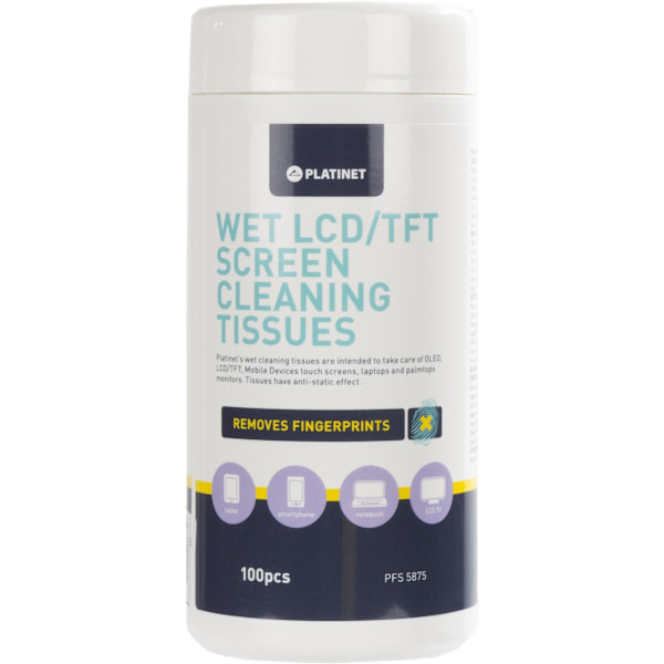 Platinet LCD cleaning wipes PFS5875 100pcs