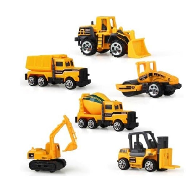 ROGer Construction Machinery Set 6pcs