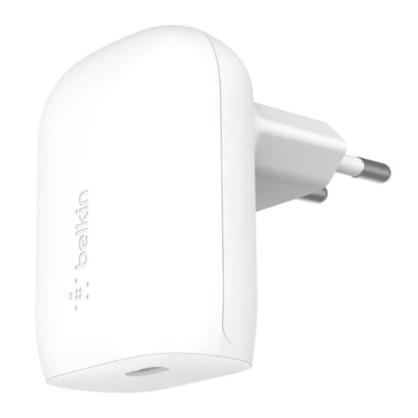 BELKIN 30W USB-C PD PPS WALL/CHARGER WHITE Hvid